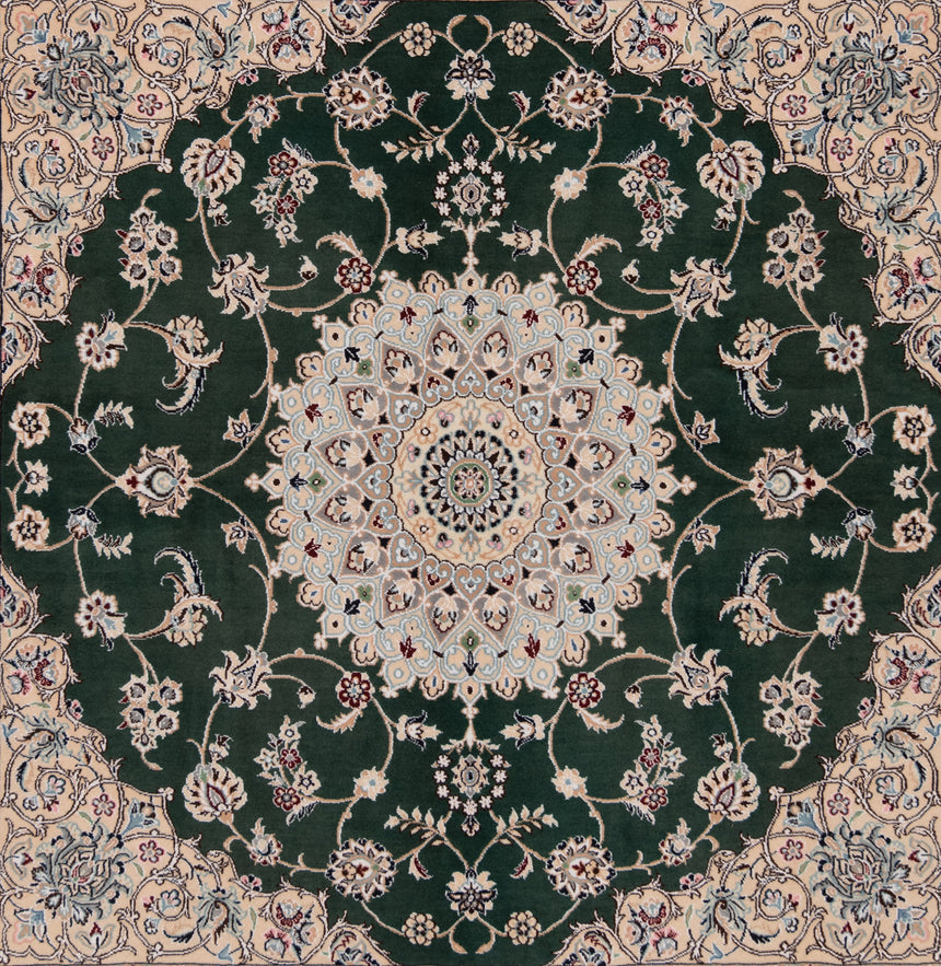 Alfombra Persa Nain 9La | 207 x 205 cm