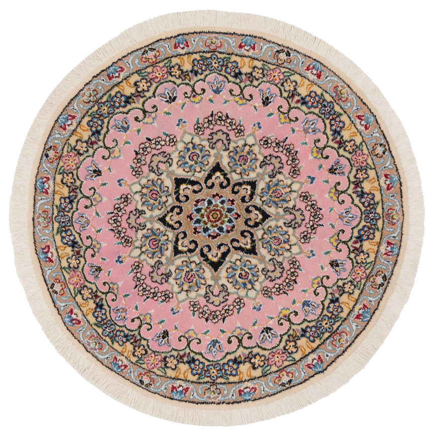 Alfombra Persa Nain 9La | 84 x 84 cm