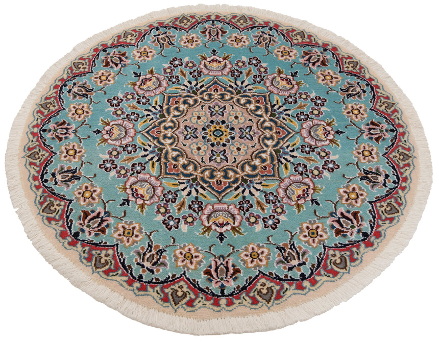 Alfombra Persa Nain 9La | 80 x 80 cm