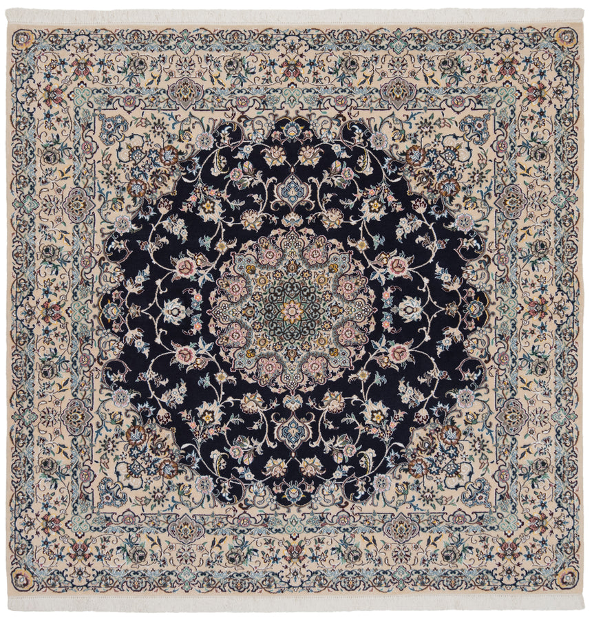 Alfombra Persa Nain 9La | 204 x 204 cm