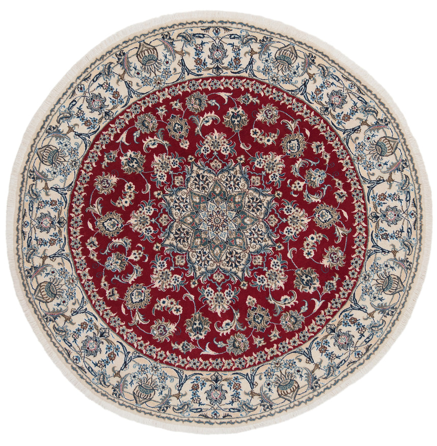 Alfombra persa Nain | 196 x 196 cm