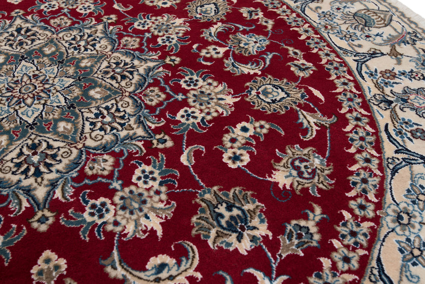Alfombra persa Nain | 196 x 196 cm