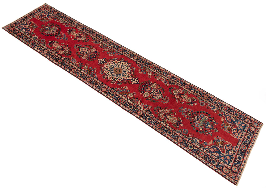 Alfombra persa Hamedan | 407 x 90 cm