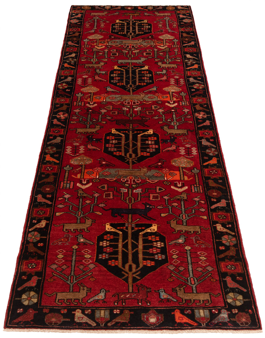 Alfombra persa Hamedan | 329 x 117 cm