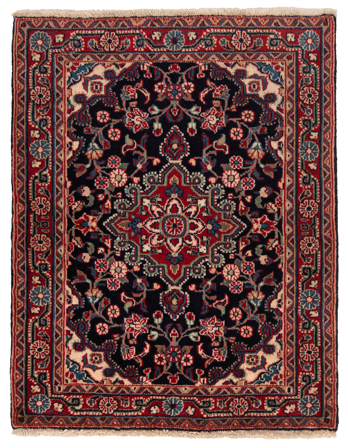 Alfombra persa Hamedan | 83 x 66 cm