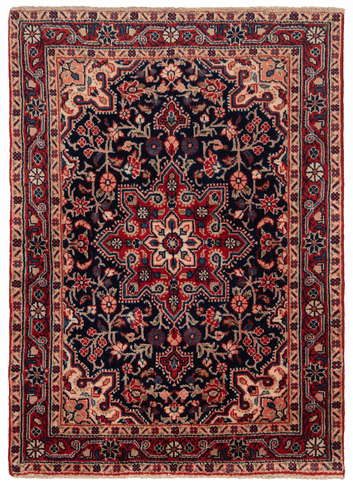 Alfombra persa Hamedan | 93 x 66 cm