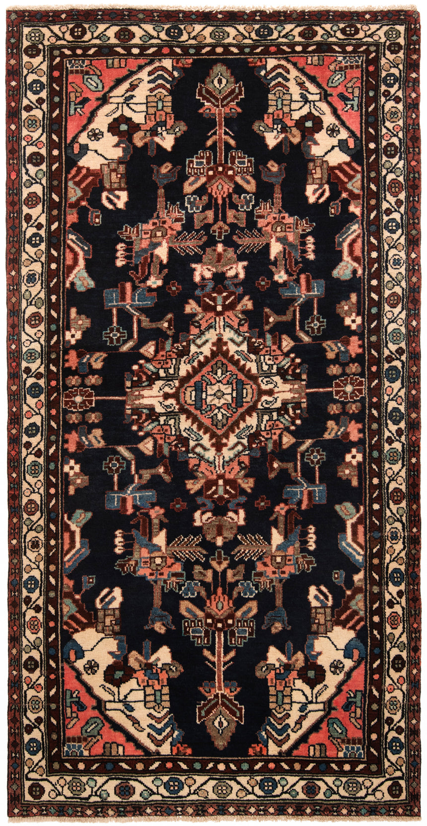Alfombra persa Hamedan | 202 x 100 cm