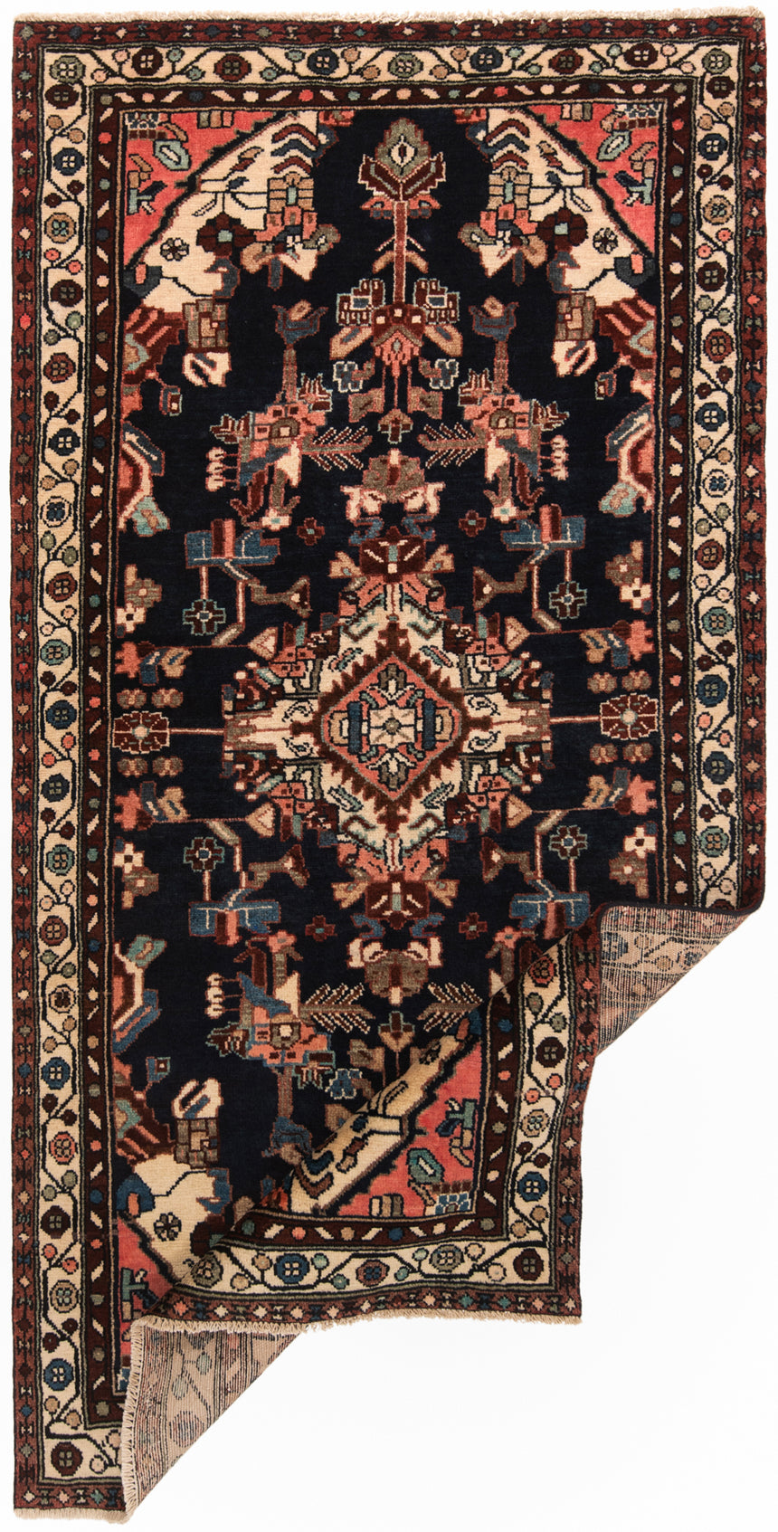 Alfombra persa Hamedan | 202 x 100 cm