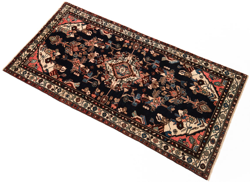 Alfombra persa Hamedan | 202 x 100 cm