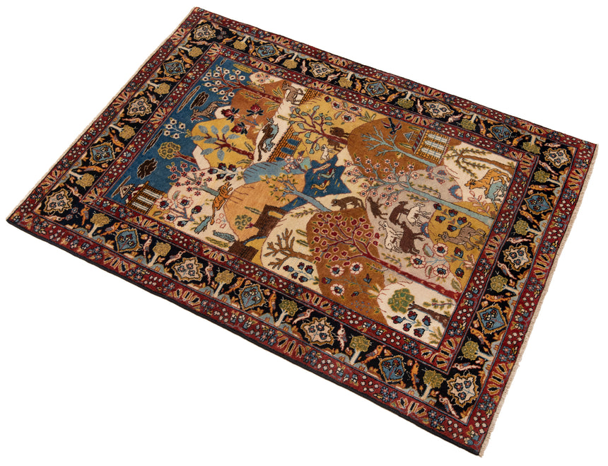 Alfombra Persa Tabriz | 190 x 133 cm