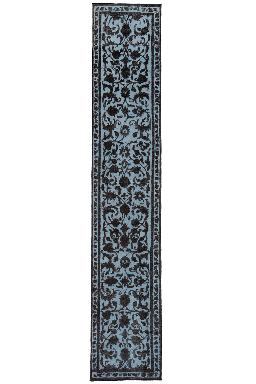 Alfombra vintage en relieve | 444 x 83 cm