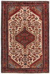 Alfombra persa Hamedan | 130 x 89 cm