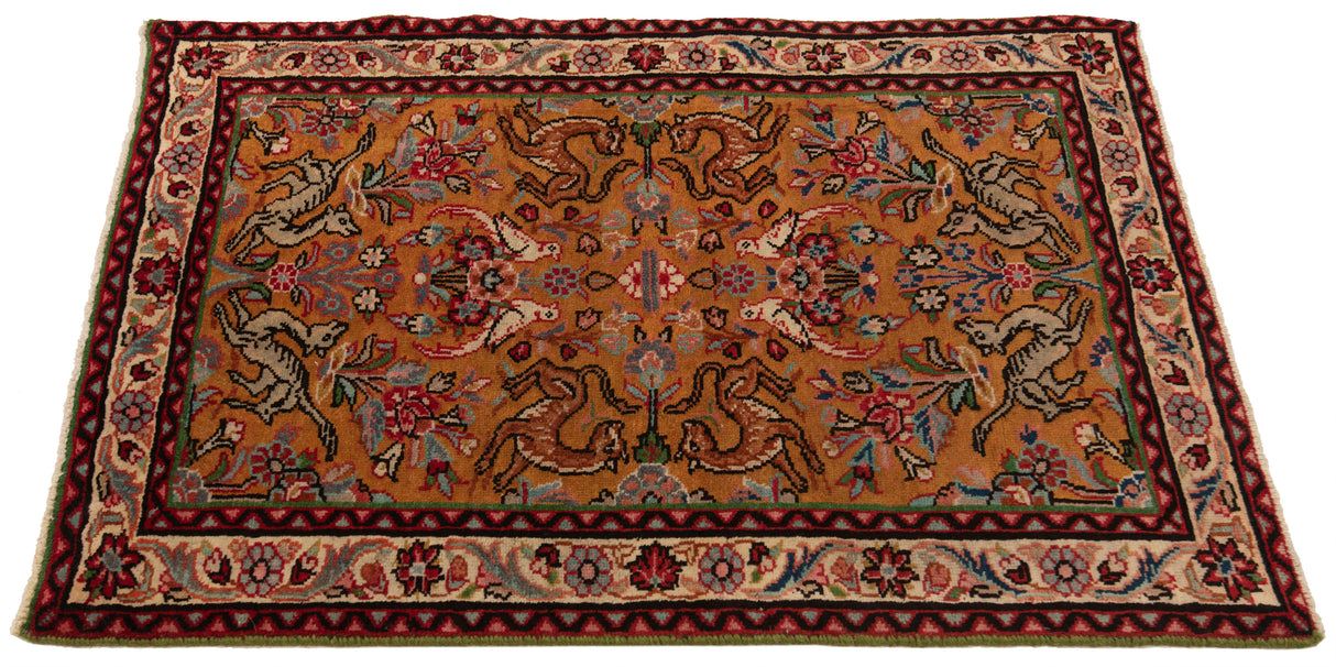 Alfombra Persa Tabriz | 95 x 65 cm