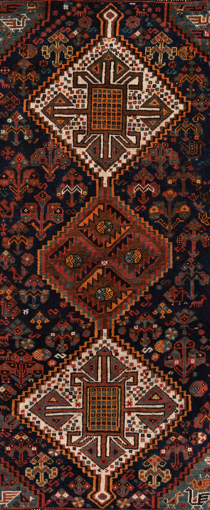 Alfombra persa Shiraz | 216 x 154 cm