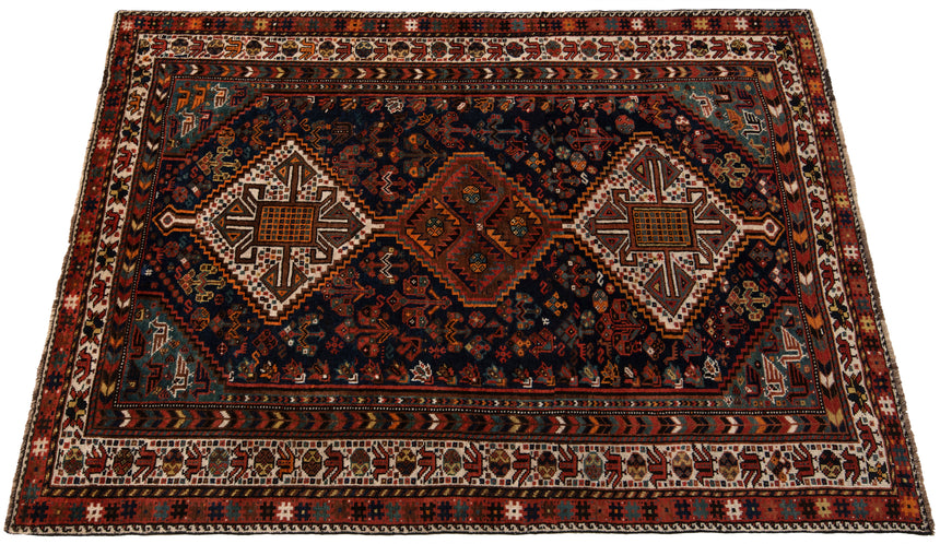 Alfombra persa Shiraz | 216 x 154 cm