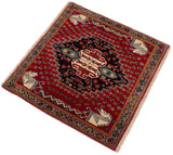 Alfombra persa Shiraz Qashqai | 58 x 60 cm