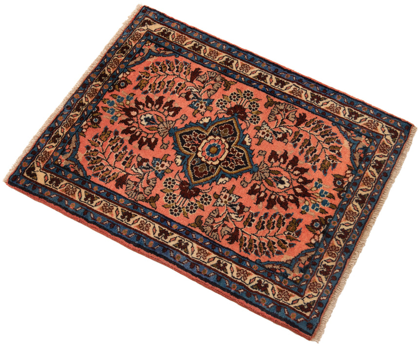 Alfombra persa Hamedan | 81 x 62 cm