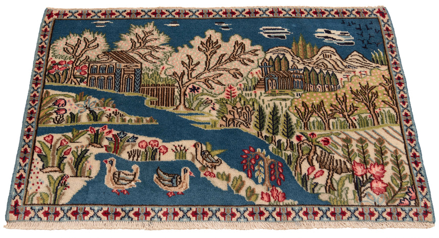 Alfombra Persa Tabriz | 56 x 90 cm