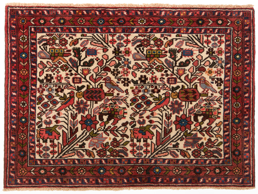 Alfombra persa Hamedan | 66 x 93 cm
