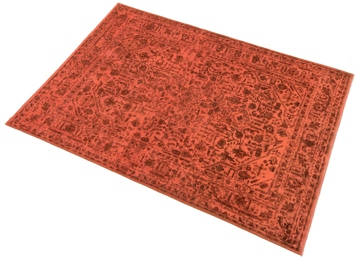 Alfombra vintage en relieve | 290 x 197 cm