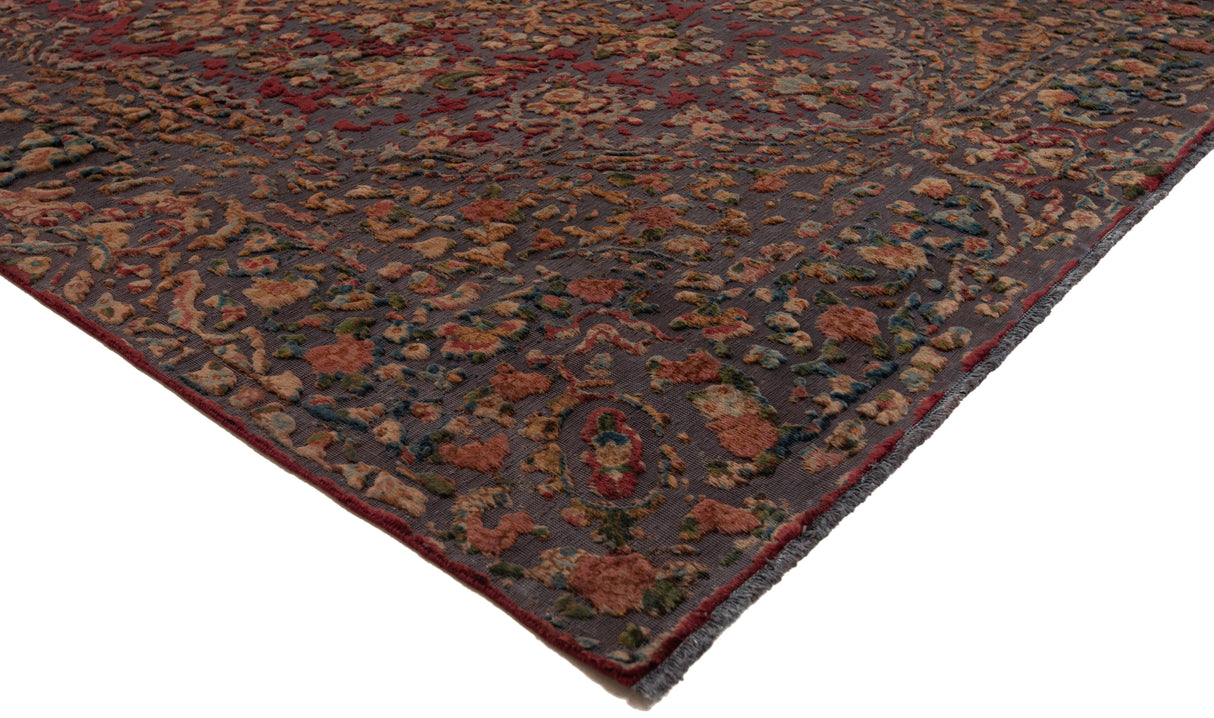 Alfombra vintage en relieve | 287 x 198 cm