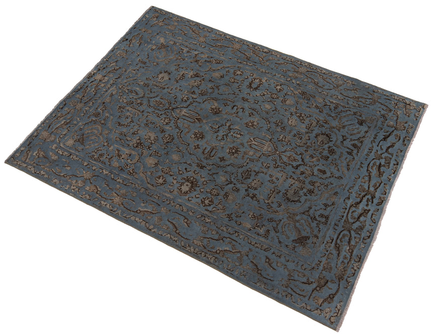 Alfombra vintage en relieve | 185 x 139 cm