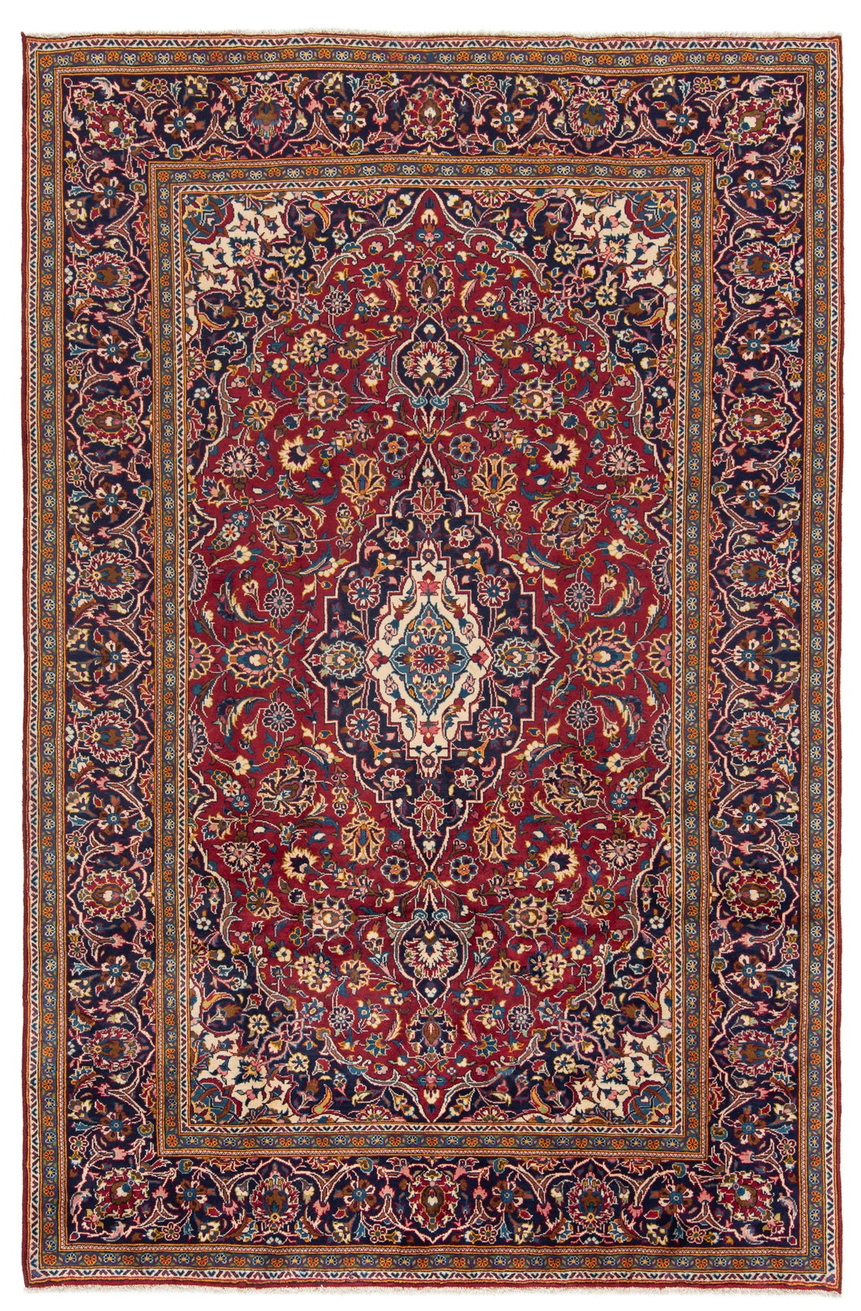 Alfombra persa Kashan | 303 x 198 cm