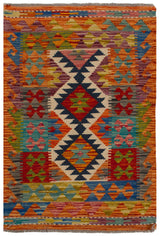 Kilim afegão | 90 x 60 (aprox.) 