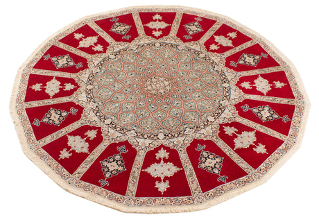 Carpetes persas Nain 6la | Rodado 250 cm
