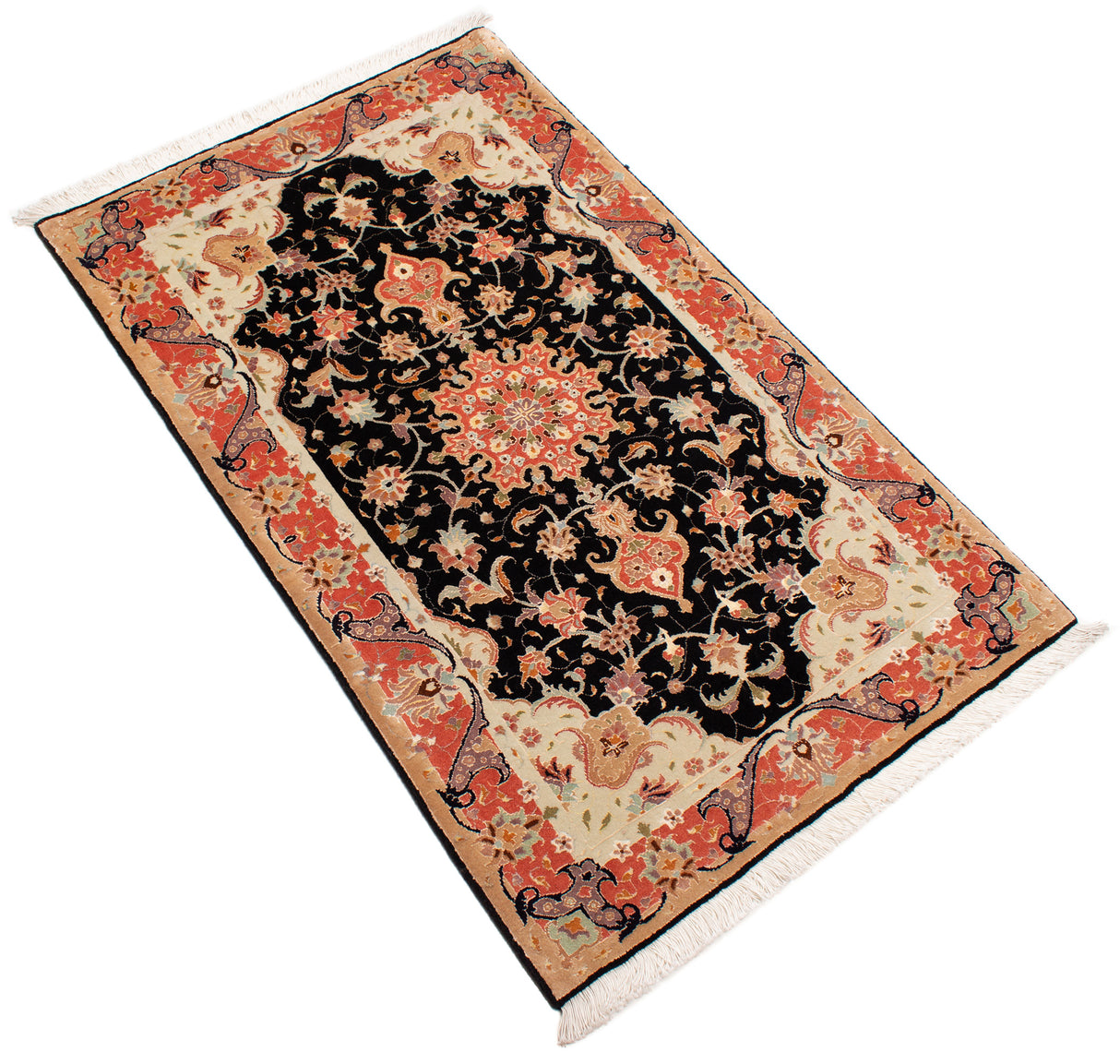 Carpetes persas Tabriz 50Raj | 121 x 75 cm