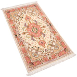 Alfombra Persa Tabriz 50Raj | 131 x 74 cm