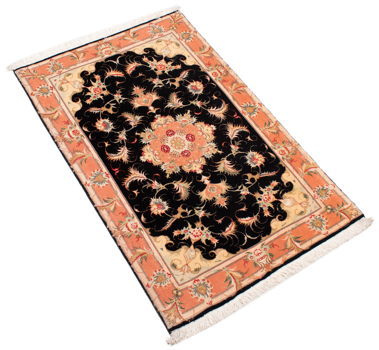 Alfombra Persa Tabriz 50Raj | 113 x 75 cm