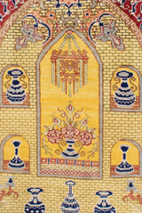 Alfombra Persa Qom | 40 x 30 cm