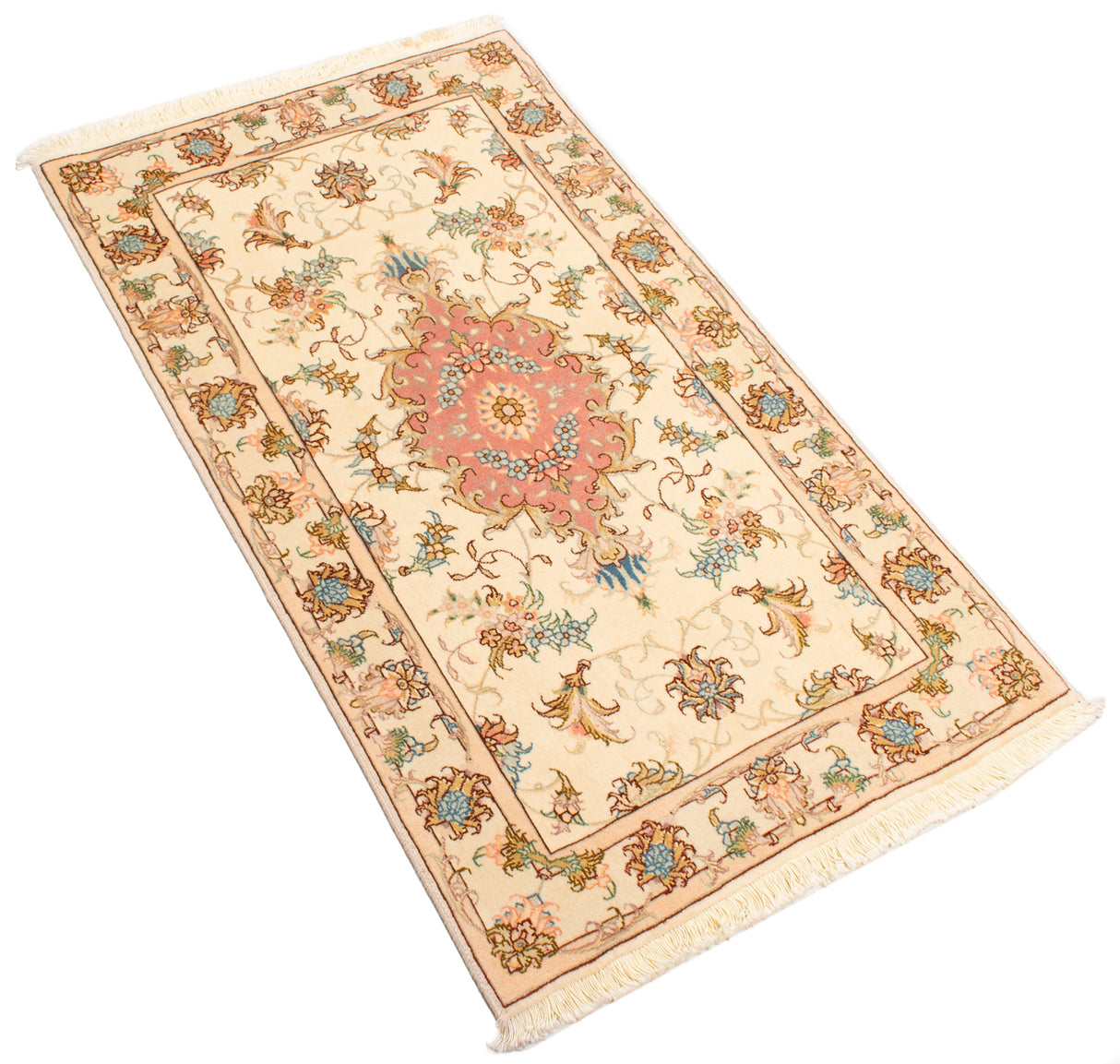 Alfombra Persa Tabriz 50Raj | 119 x 72 cm