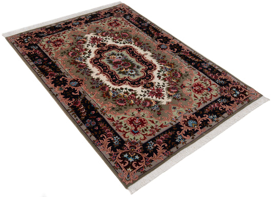 Alfombra persa Tabriz 50Raj | 216 x 155 cm