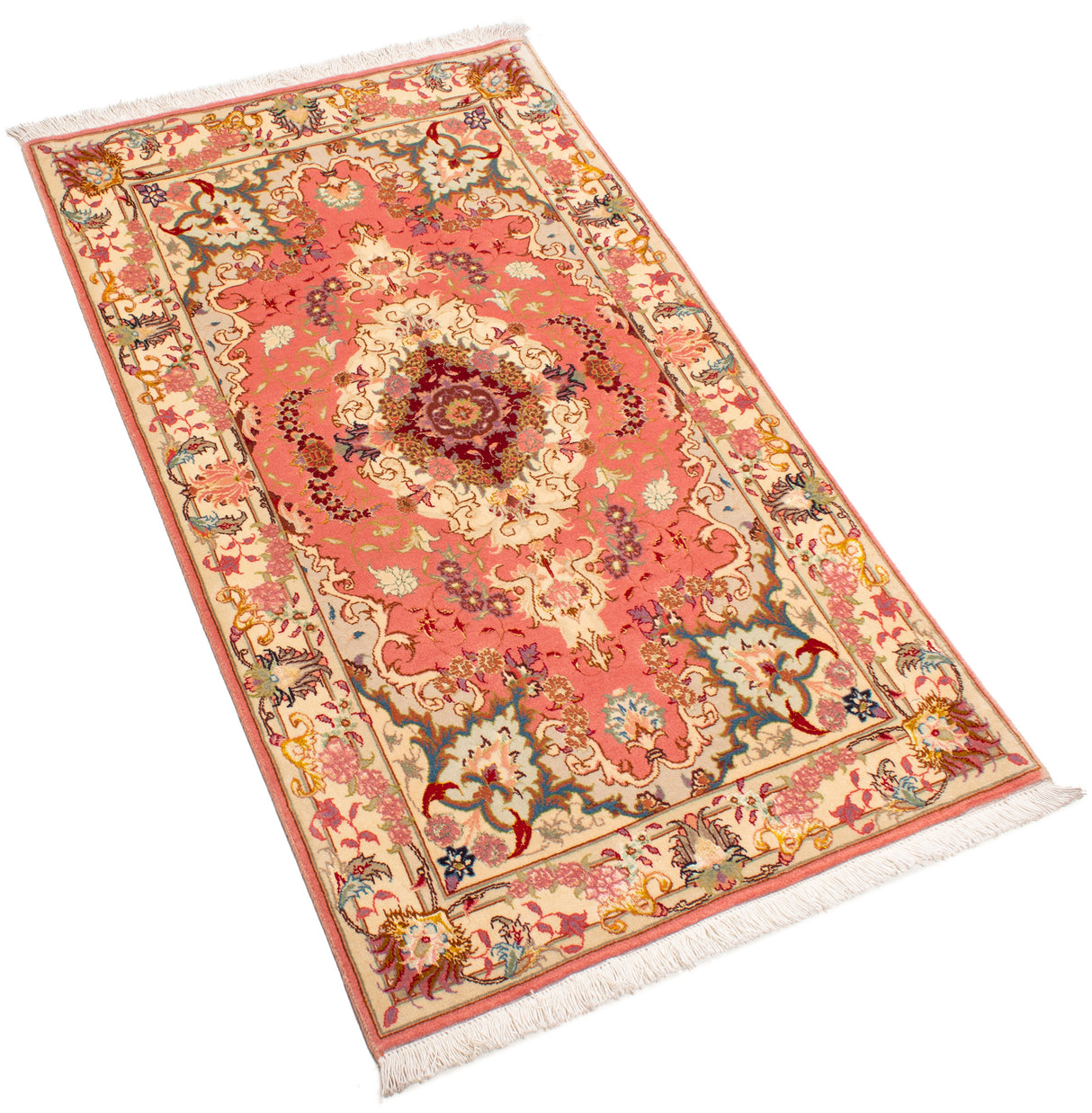 Alfombra Persa Tabriz 50Raj | 125 x 74 cm