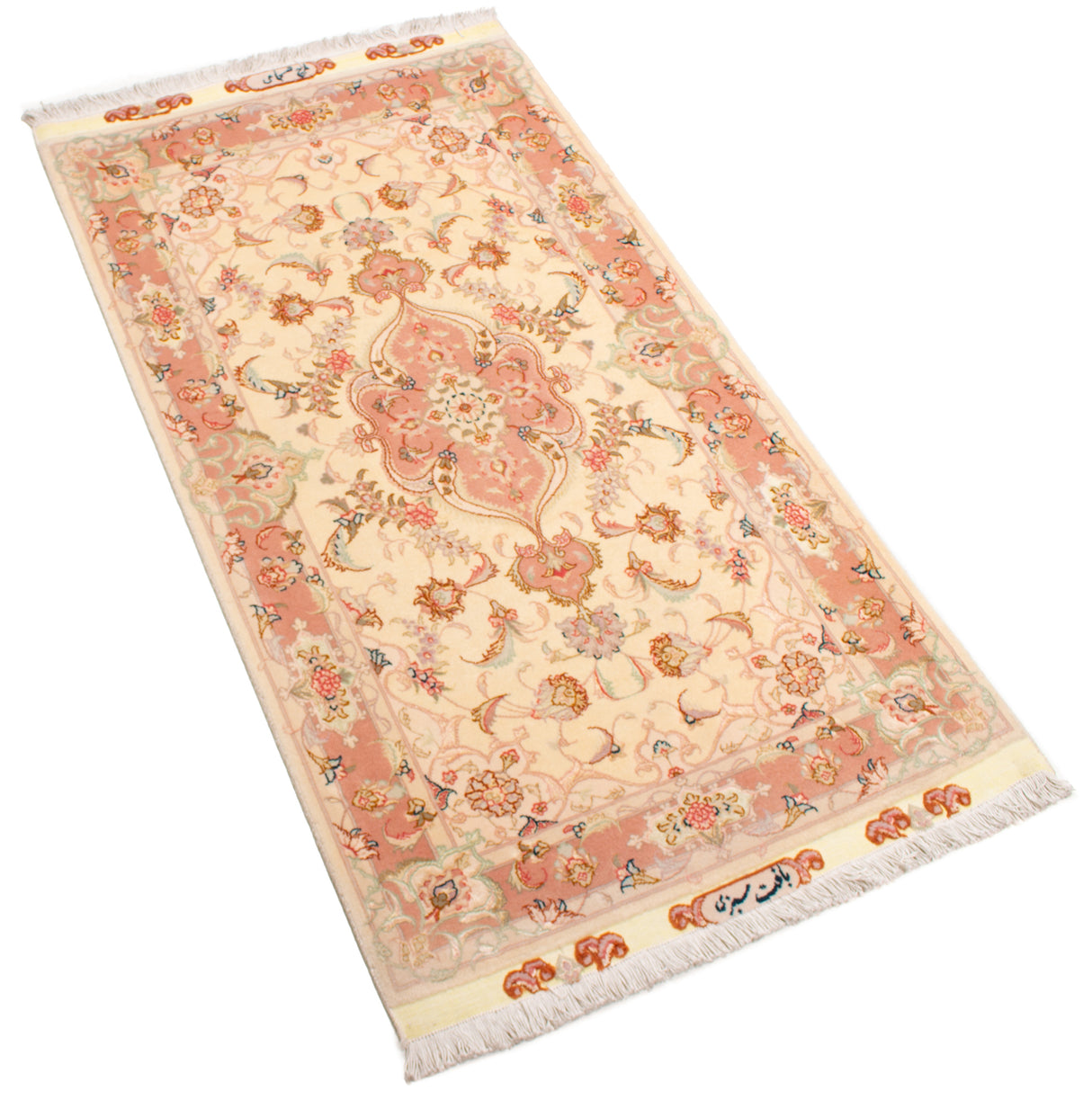 Alfombra Persa Tabriz 50Raj | 129 x 74 cm