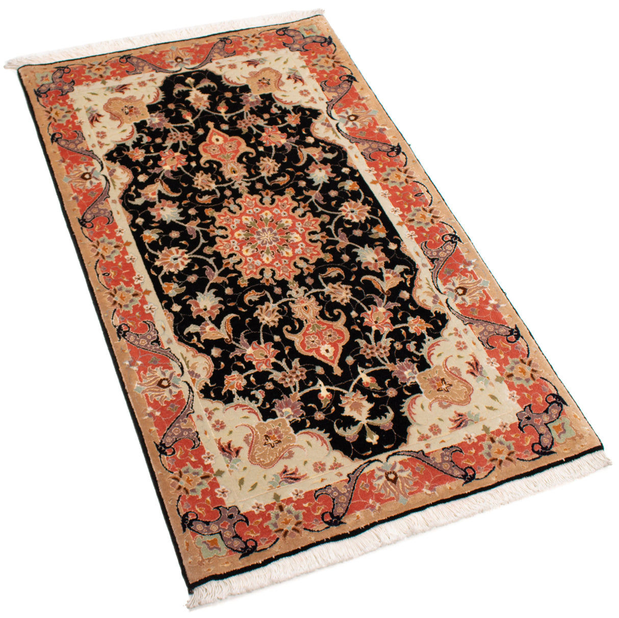 Carpetes persas Tabriz 50Raj | 122 x 76 cm