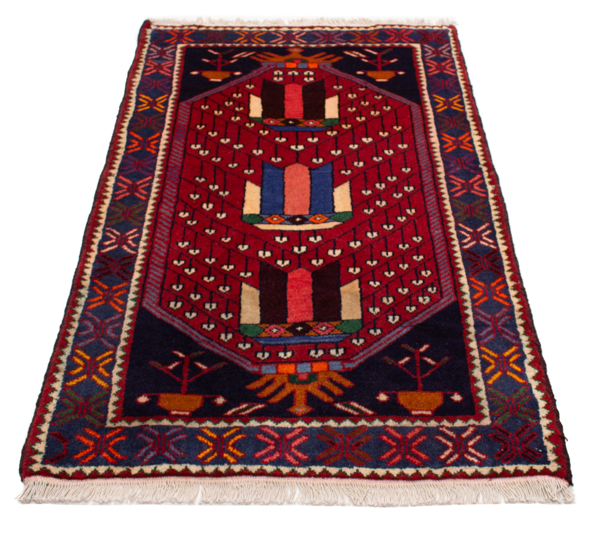 Alfombra Persa Hamedan | 126 x 79 cm