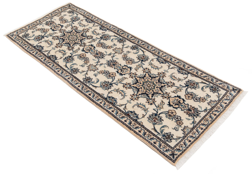 Alfombra persa Nain | 215 x 82 cm