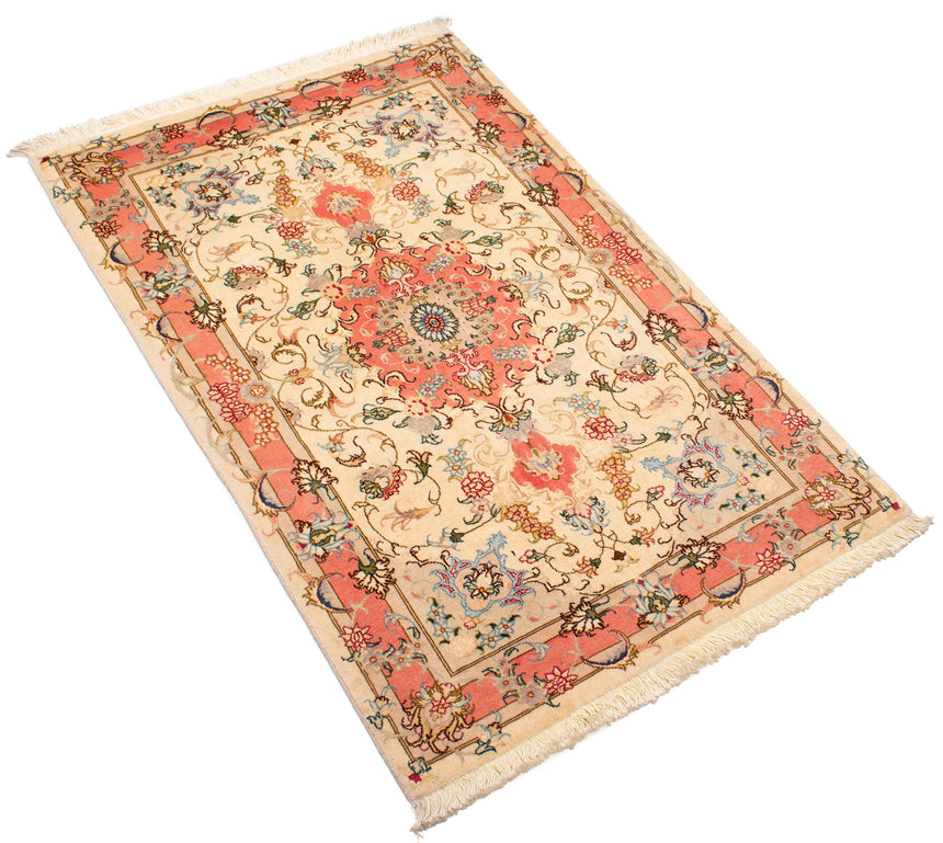 Carpetes persas Tabriz 50Raj | 127 x 77 cm