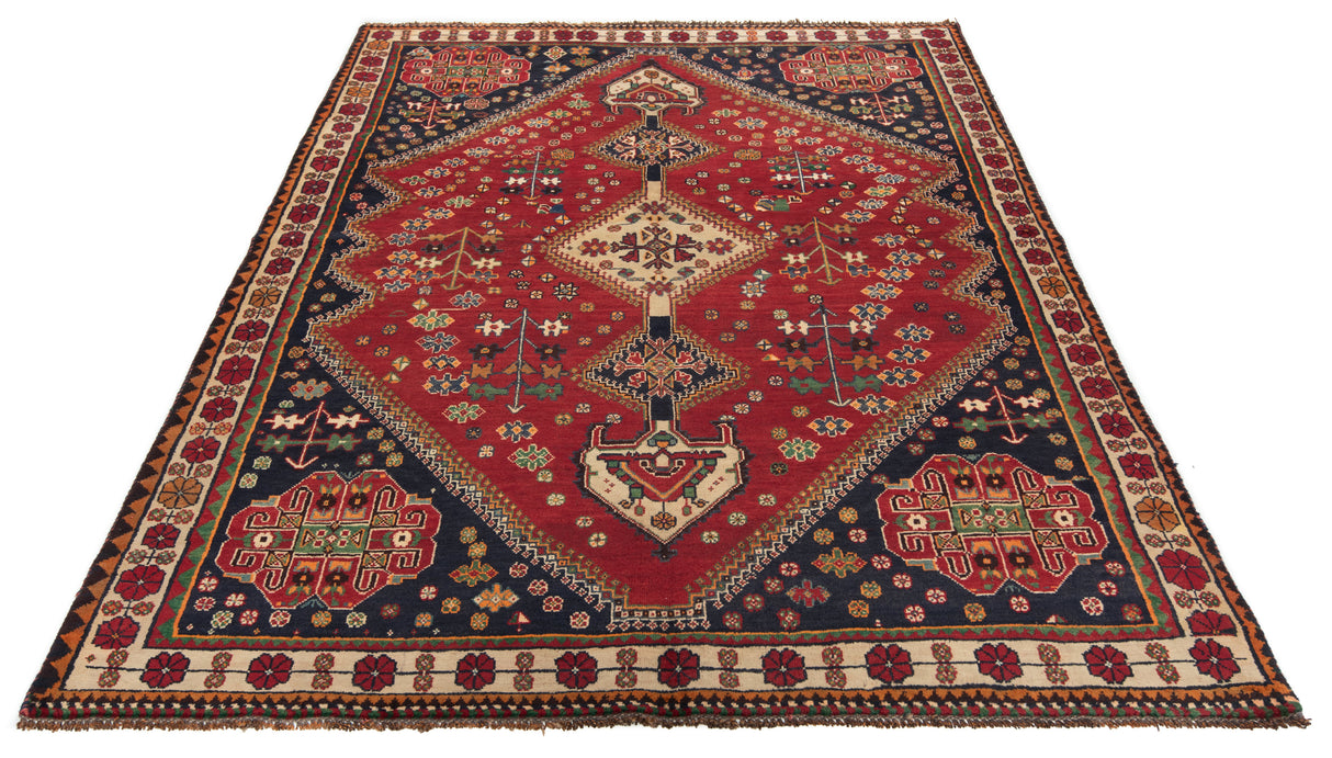 Alfombra persa Shiraz Ghashqai | 237 x 154 cm