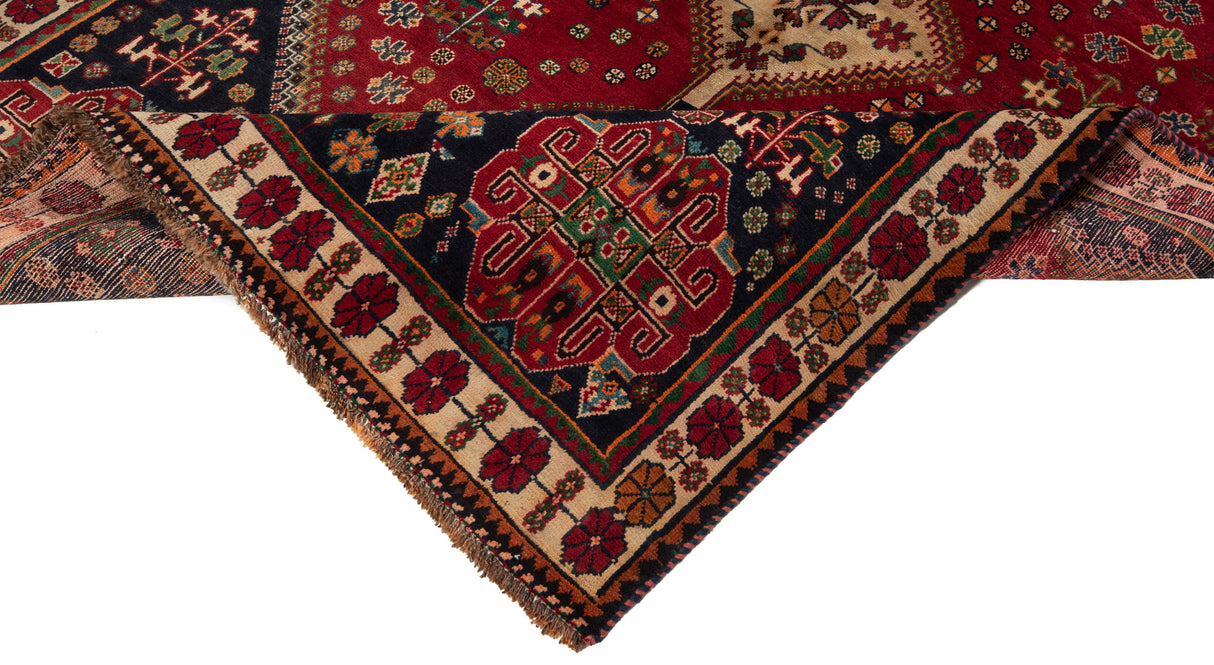 Alfombra persiana Shiraz Ghashqai | 237 x 154 cm