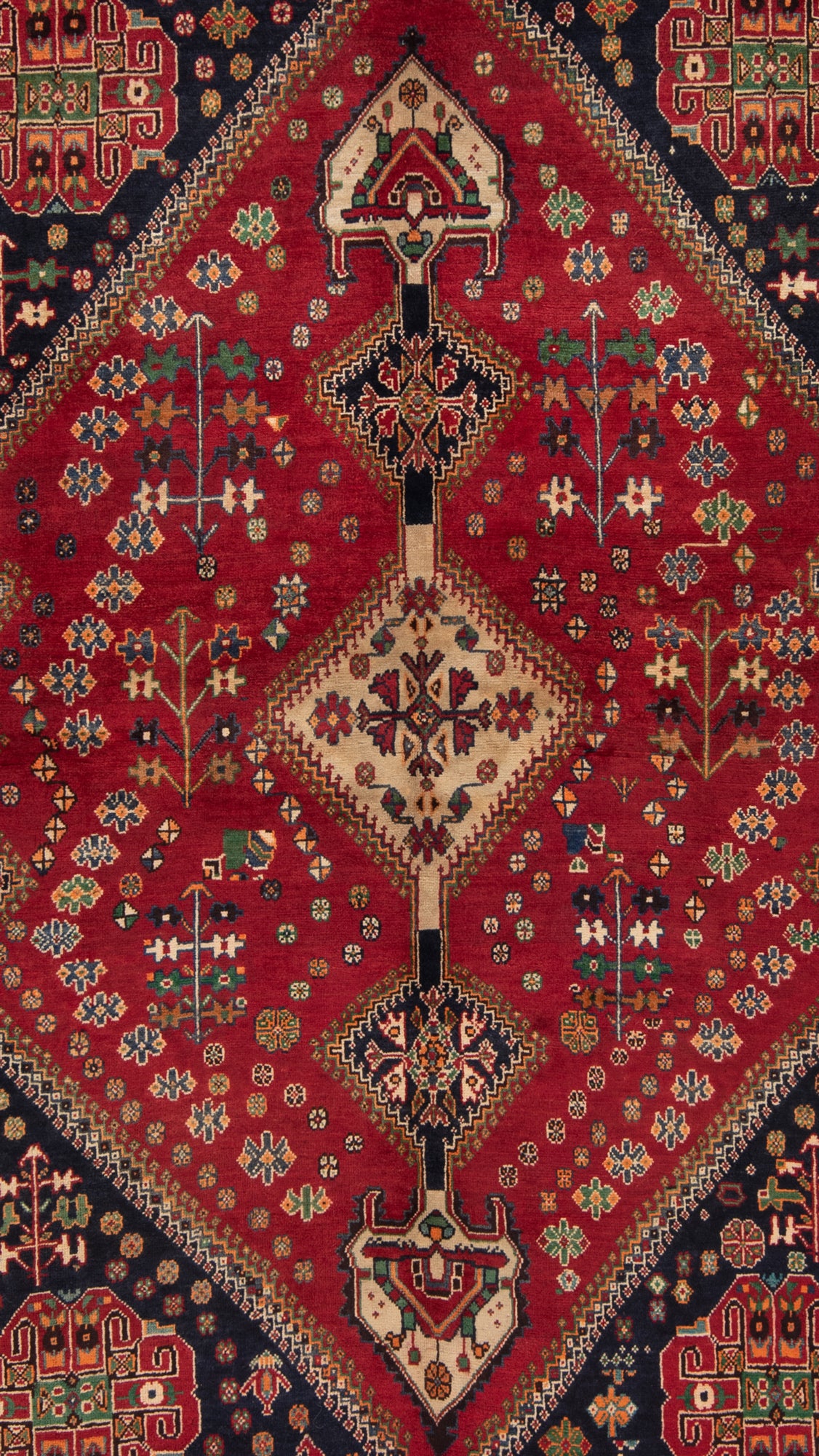 Carpetes persas Shiraz Ghashqai | 237 x 154 cm