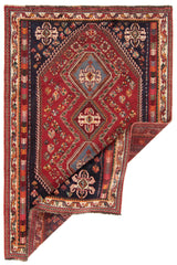 Alfombra persa Shiraz Ghashqai | 199 x 134 cm