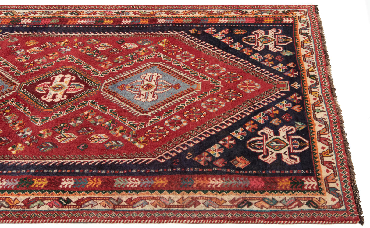 Alfombra persa Shiraz Ghashqai | 199 x 134 cm