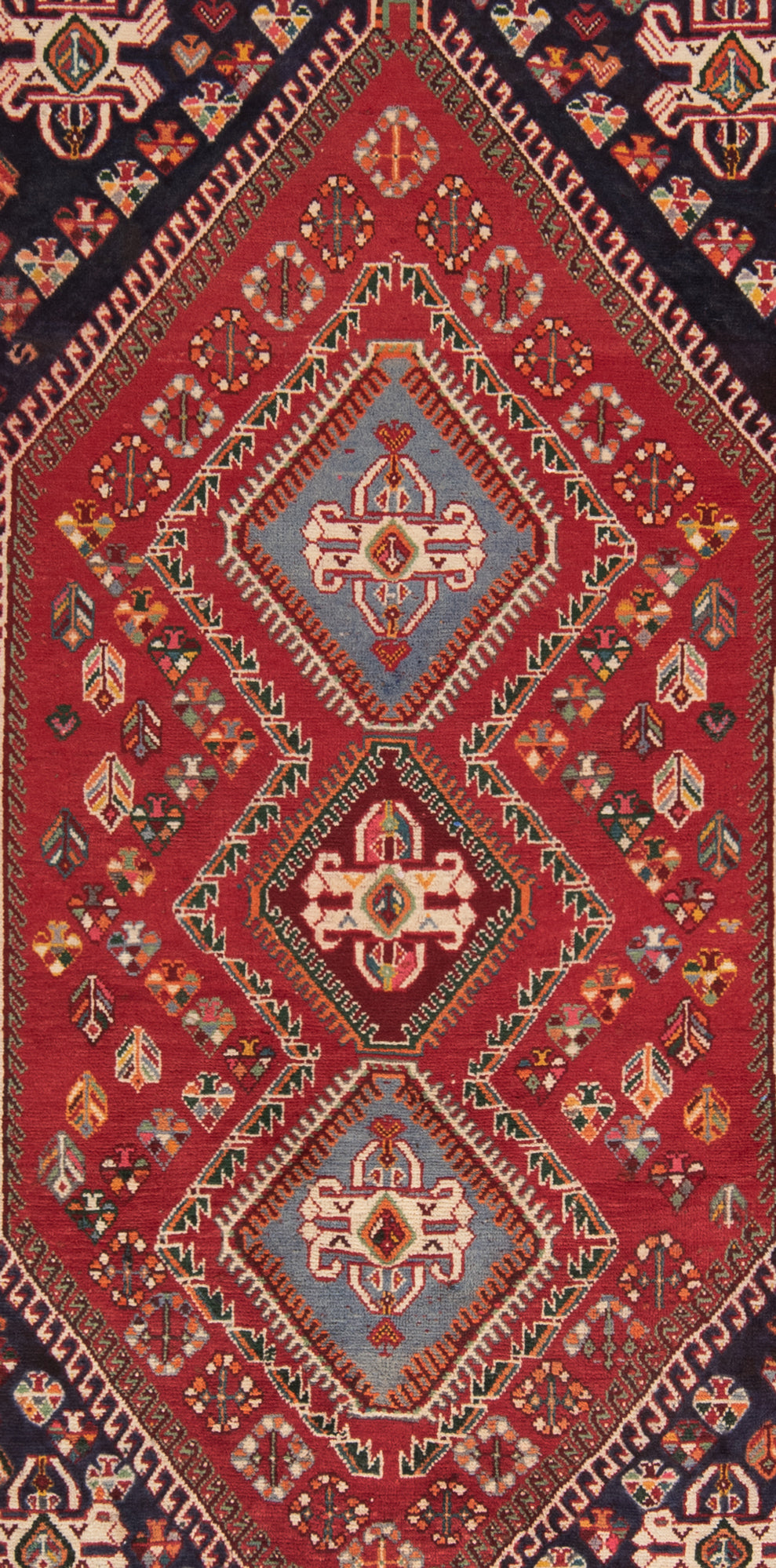 Carpetes persas Shiraz Ghashqai | 199 x 134 cm