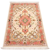 Carpetes persas Tabriz 50Raj | 131 x 74 cm