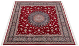 Alfombra persa Tabriz 50Raj | 200 x 202 cm