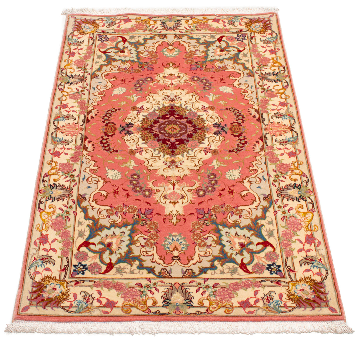 Alfombra Persa Tabriz 50Raj | 126 x 75 cm